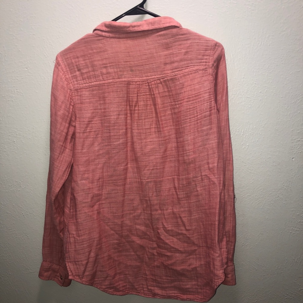 Pink Button Down - Picture 2 of 2